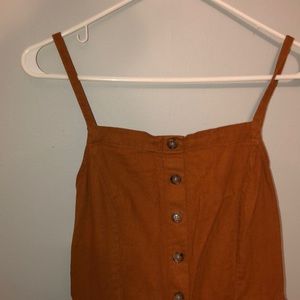 Burnt Orange Jumpsuit